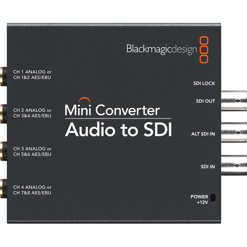 Blackmagic Design Mini Converter Audio to SDI - CONVMCAUDS2