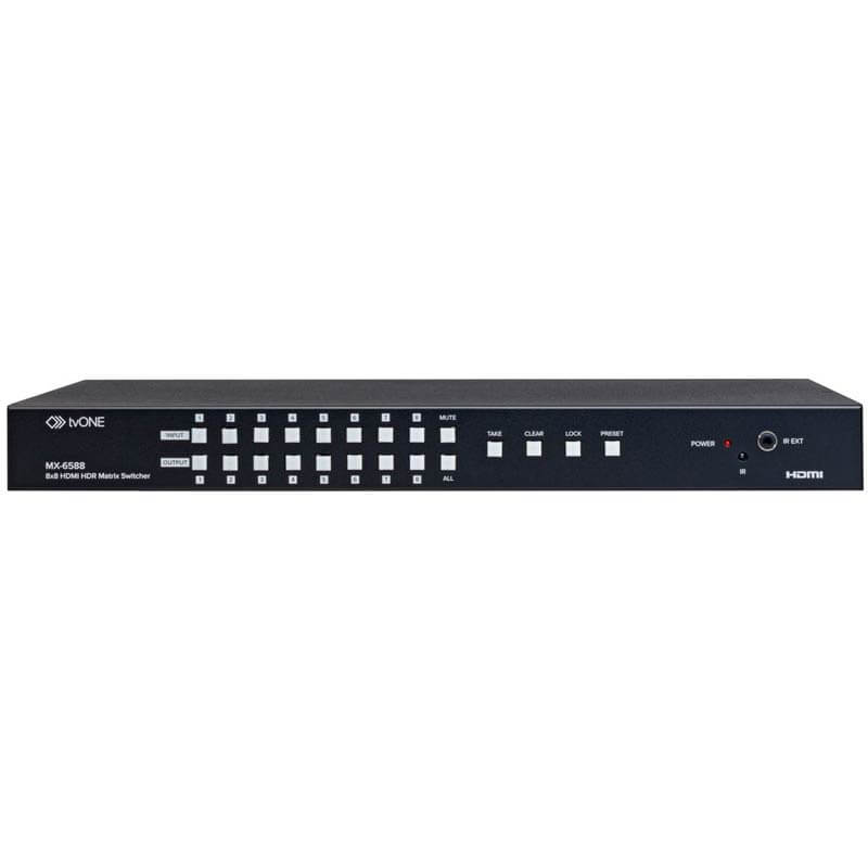 tvONE MX-6588  4K HDR, HDMI 2.0 Matrix Switcher - TV1-MX6588