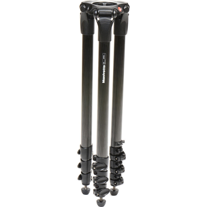 Manfrotto MPRO Carbon Fibre 3-Stage Video Tripod Legs 100/75MM Bowl - 536