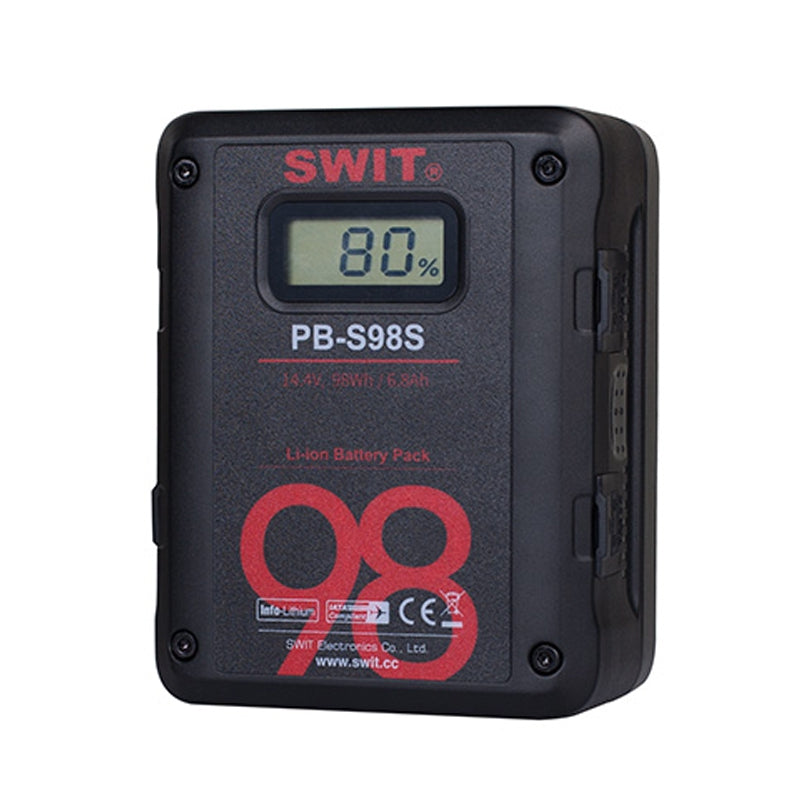 SWIT PB-S98S 98Wh Multi-Sockets Square Cine Battery V-Mount