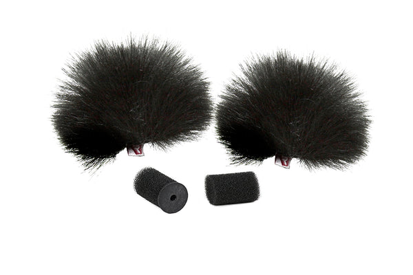 Rycote Black Lavalier Windjammer Pair - RYC065501