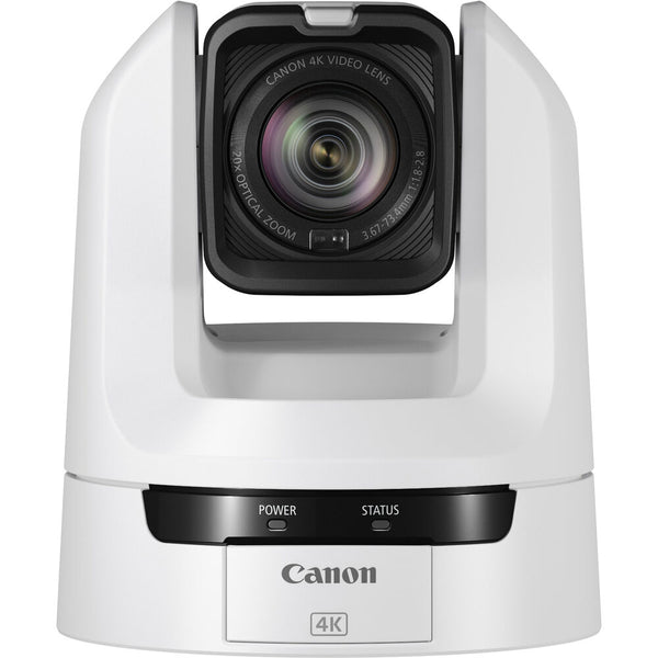 Canon CR-N300 4K UHD 30P NDI PTZ Camera with 20x Zoom White - 5157C008AA