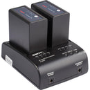 SWIT S-8972 47Wh/6.6Ah NP-F-type (Sony L-series) DV battery with DC-pole in/output, NP-F mount