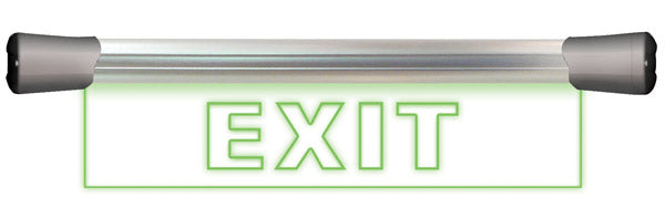 Sonifex LD-40F1EXIT LED Single Flush Mounting 40cm Exit Sign