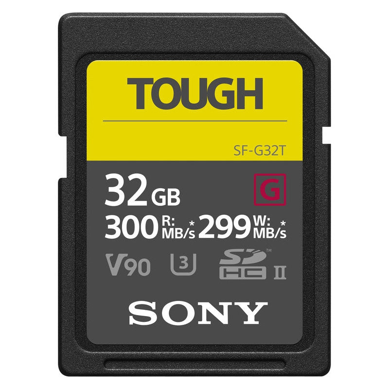 Sony SF-G Series TOUGH 32GB 300MB/s SDXC UHS-II - SF-32TG