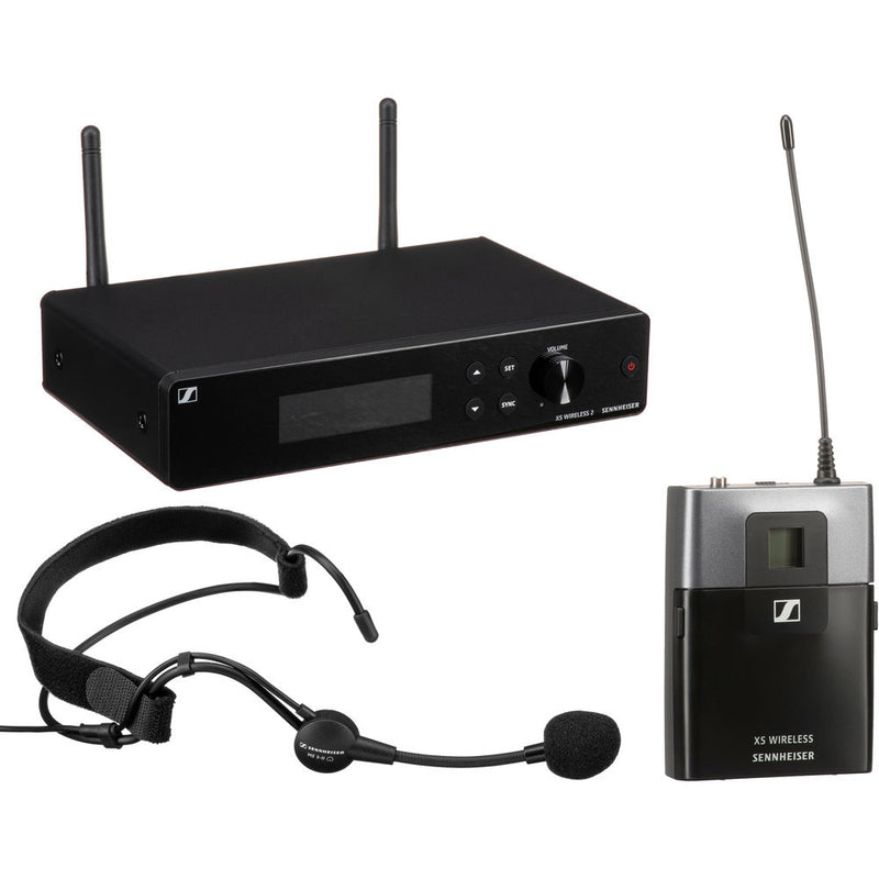 Sennheiser PDP XSW 2-ME3 Wireless Headworn Microphone Set - Headmic-Set for Speakers, Singers and Presenters - 507134