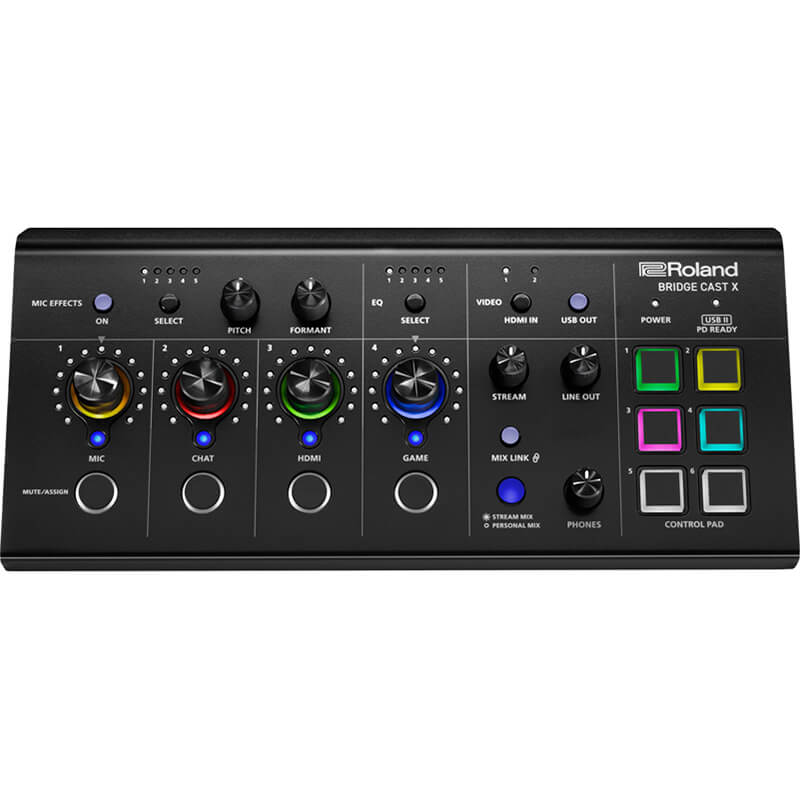 Roland BRIDGE CAST X Dual Bus Streaming Mixer and Video Capture - ROLBRIDGECASTX