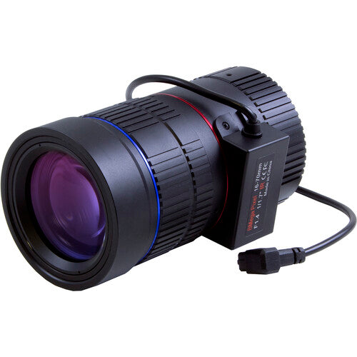 Marshall Electronics C-1670-8MP 16-70mm F1.4 8MP 4K/UHD C Mount Auto-Iris Zoom Lens