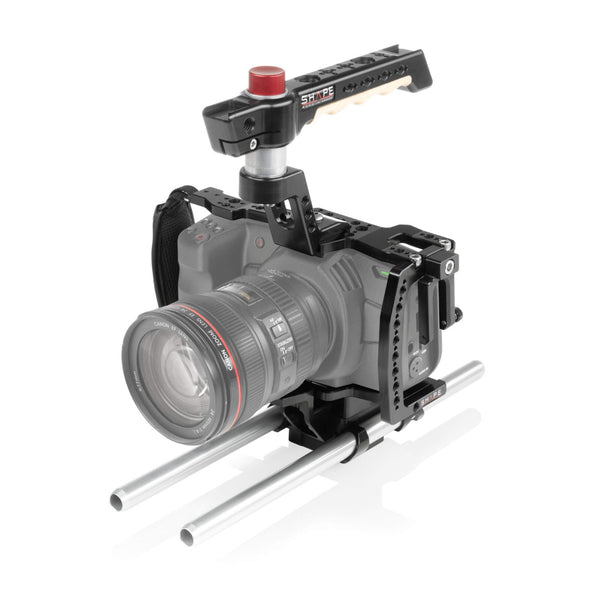 Shape C4KROD Blackmagic Design Pocket Cinema Camera 4K 6K Cage with 15mm Rod System - SH-C4KROD