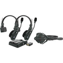 HOLLYLAND SOLIDCOM C1-3S Full Duplex Wireless Intercom System with 3 Headsets - HL-SOL-C1-3S