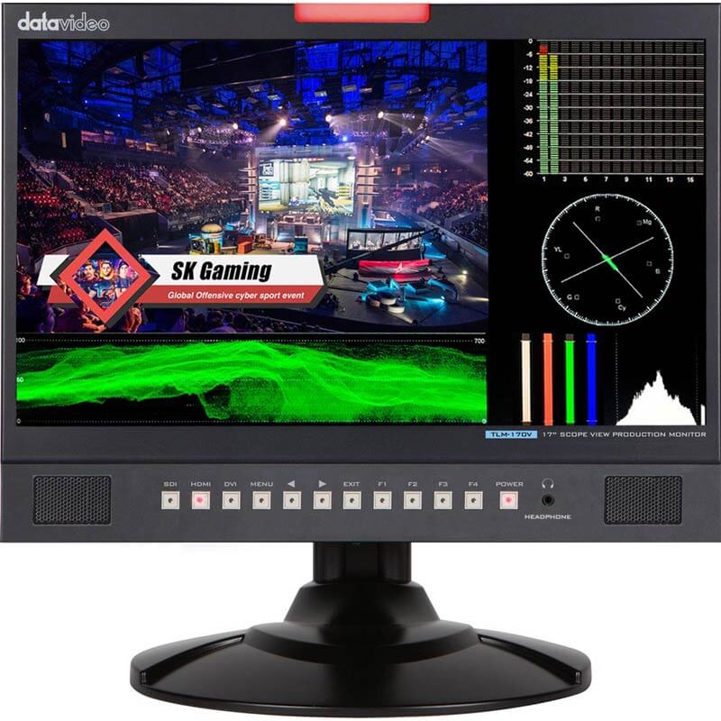 Datavideo TLM-170V  17-inch Desktop ScopeView Production Monitor - DATATLM170V