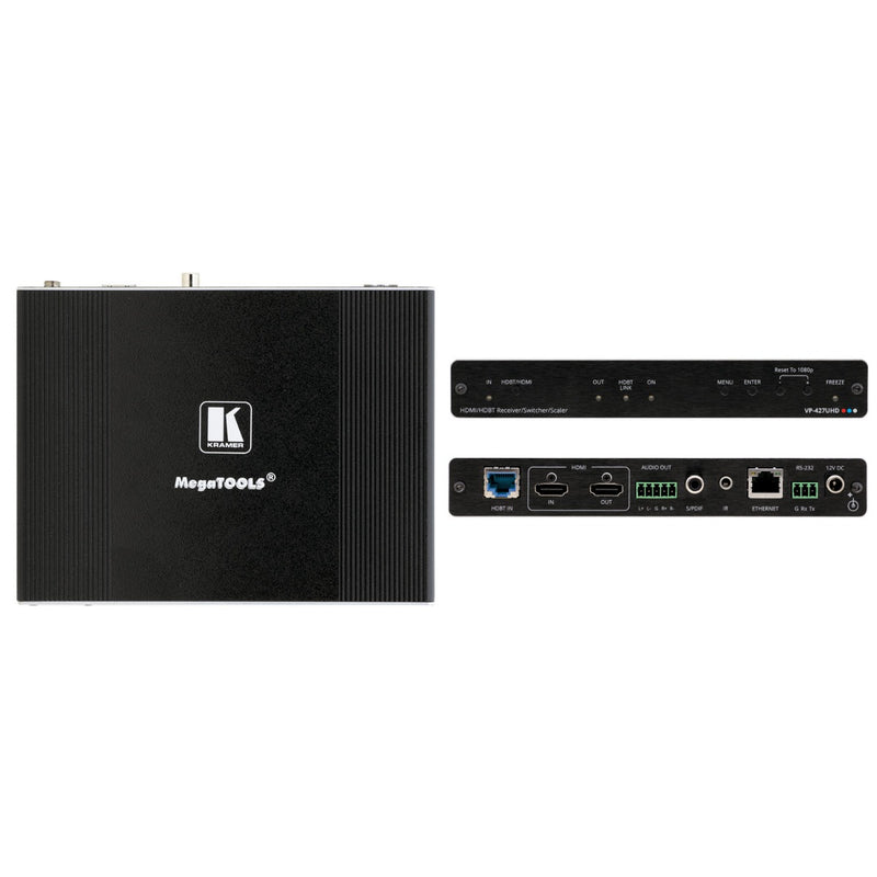 Kramer Electronics VP-427UHD 4K HDBT Receiver / Scaler Tool with HDBaseT and HDMI Inputs