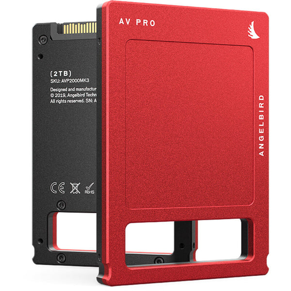 Angelbird AV Pro MK3 2TB SSD AV Pro SSD 2TB Red - AB-AVP2000MK3