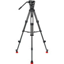 Sachtler System FSB 8 Mk II Sideload with Tripod 75/2 CF Mid-Level Spreader and Bag - 0773CM