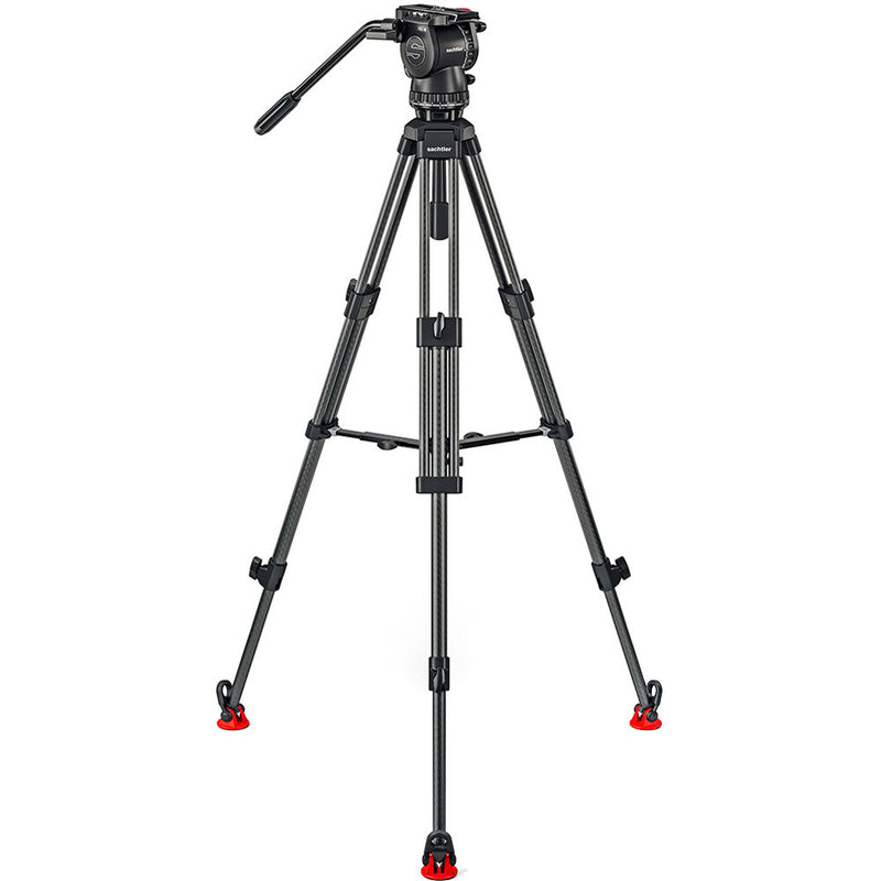 Sachtler System FSB 8 Mk II Sideload with Tripod 75/2 CF Mid-Level Spreader and Bag - 0773CM