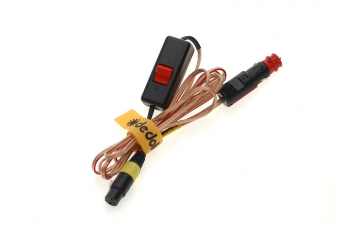 Dedolight DLH4/DLH1x150 Cigarette Lighter Adapter Cable - DCAR3