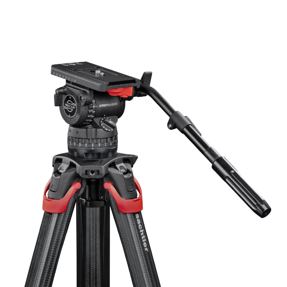 Sachtler 1505FTMS System Video 15 Flowtech Mid-Level Spreader Carbon Fibre Tripod Kit