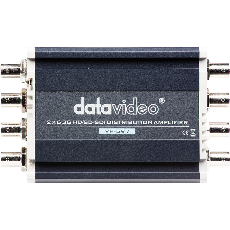 Datavideo VP-597 2x6 3G HD/SD-SDI Distribution Amplifier - DATA-VP597