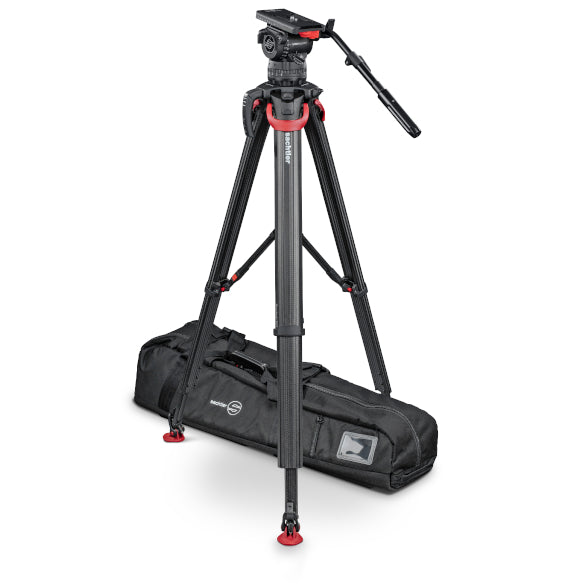 Sachtler 1505FTMS System Video 15 Flowtech Mid-Level Spreader Carbon Fibre Tripod Kit