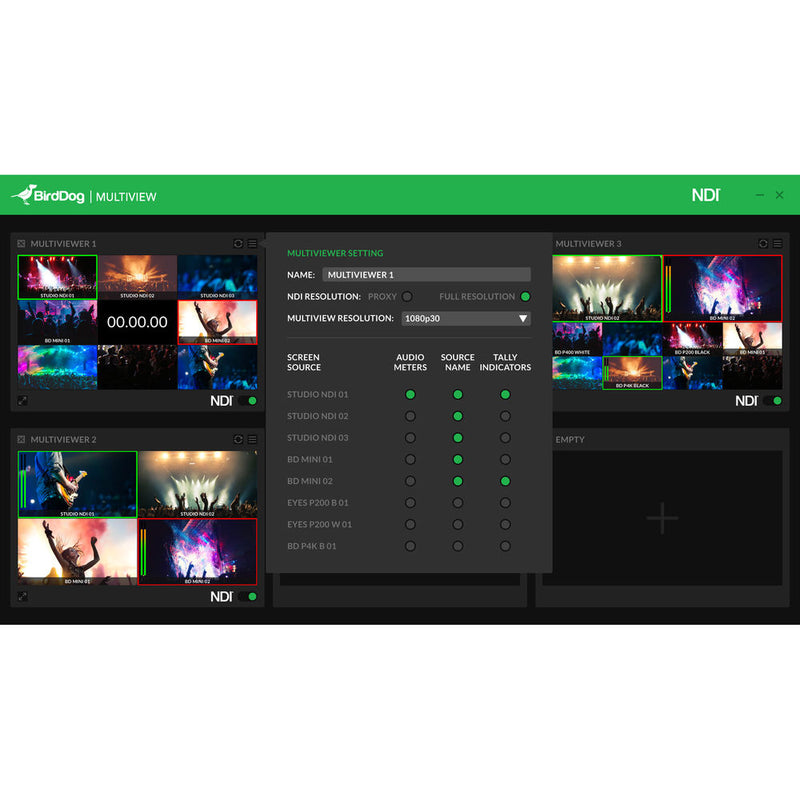BirdDog Multiview Pro NDI Multiviewer - BD-MVPRO