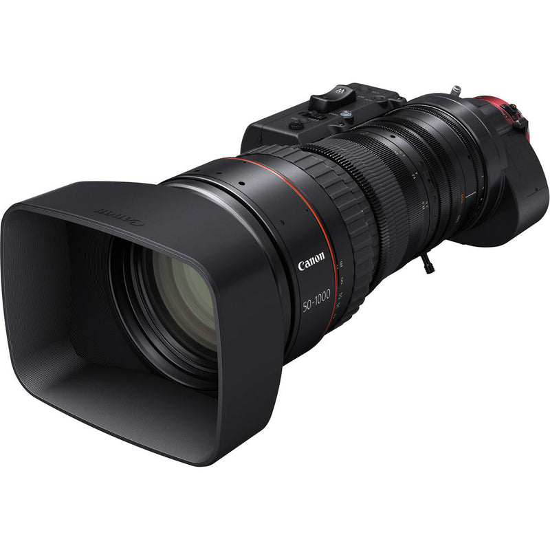 Canon CN20x50 IAS H / E1 50-1000mm EF-MOUNT 4K Ultra-Telephoto Cine-Servo Lens