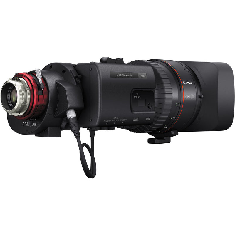 Canon CN20x50 IAS H / P1 50-1000mm PL-MOUNT 4K Ultra-Telephoto Cine-Servo Lens