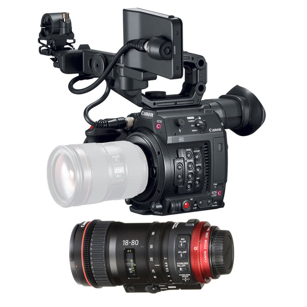 Canon EOS C200 EF with C-NE 18-80mm T4.4 Lens Kit - 2215C023