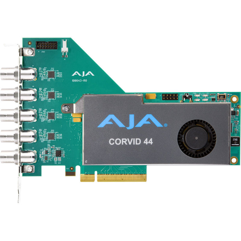 AJA Corvid 44 BNC Flexible Multi-Format I/O with Full-Size BNC - CRV44-BNC-R0