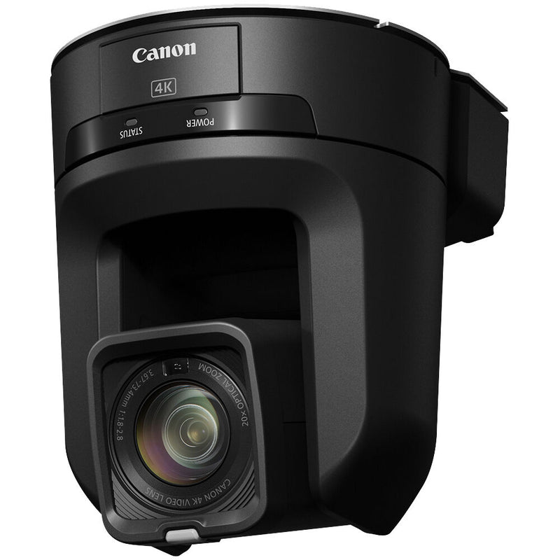 CANON CR-N100 4K UHD 30P PTZ Camera with Advanced Autofocus and 20x Optical Zoom in Black
