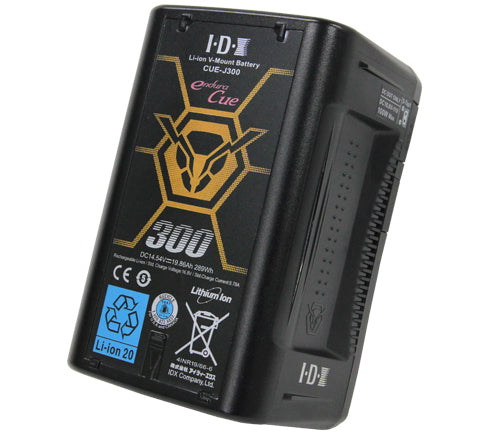 IDX CUE-J300 14.54V 289Wh* High Load V-Mount Battery with 2x D Tap O/P (100W)