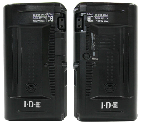 IDX CUE-J300 14.54V 289Wh* High Load V-Mount Battery with 2x D Tap O/P (100W)