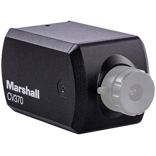 Marshall CV370 Compact Networkable Broadcast Camera with CS Lens Mount HDMI IP Ethernet and NDI|HX3 Outputs