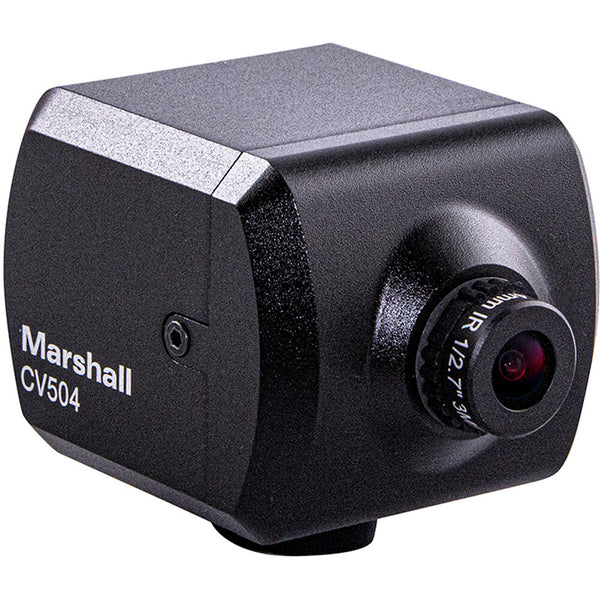 Marshall Electronics CV504 Mini Broadcast Camera with 4mm Interchangeable Lens 3G-SDI Output (New Sensor)