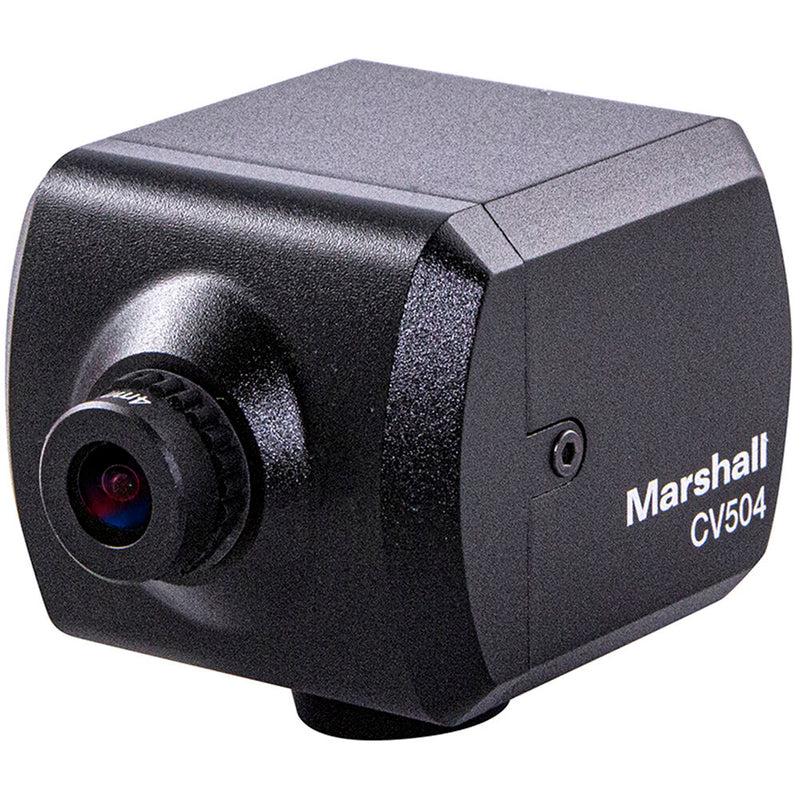 Marshall Electronics CV504 Mini Broadcast Camera with 4mm Interchangeable Lens 3G-SDI Output (New Sensor)