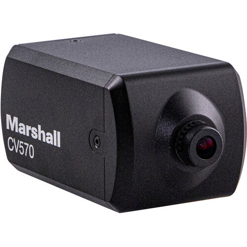 Marshall CV570 HD Mini Broadcast Camera with 4mm Interchangeable Lens HDMI IP Ethernet & NDI|HX3 Outputs