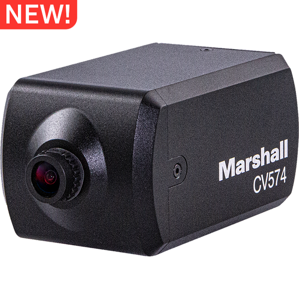 Marshall Electronics CV574 4K(UHD) NDI|HX3 & HDMI Mini Compact Camera (M12 Mount)