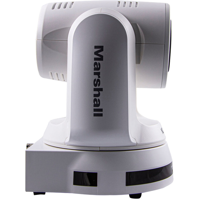 Marshall Electronics CV730-WHN 4K (UHD60) NDI PTZ Camera 30x Zoom Lens Full NDI 12G-SDI & HDMI (White)