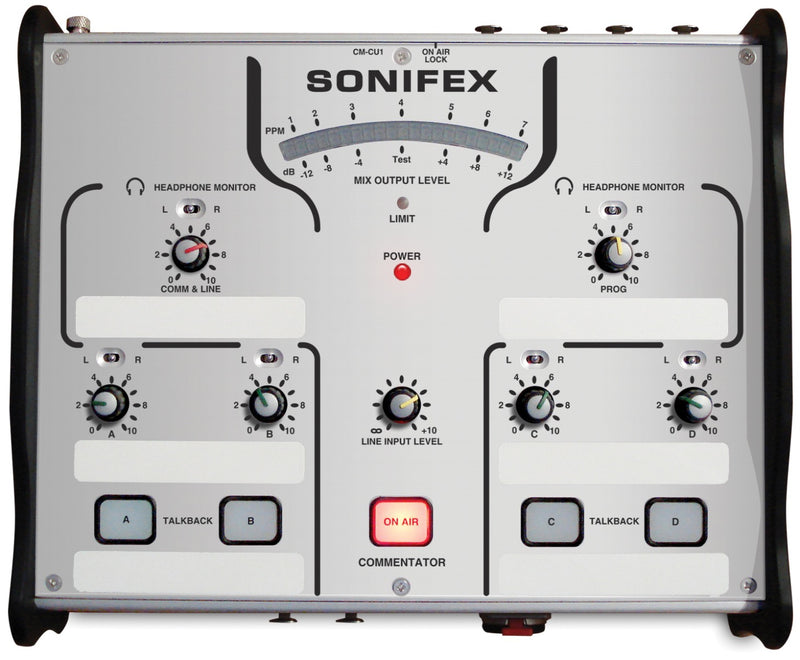 Sonifex CM-CU1 Commentator Unit 1 Commentator & Line Input