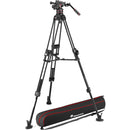 Manfrotto Nitrotech 612 series with 645 Fast Twin Alu Tripod - MVK612TWINFA
