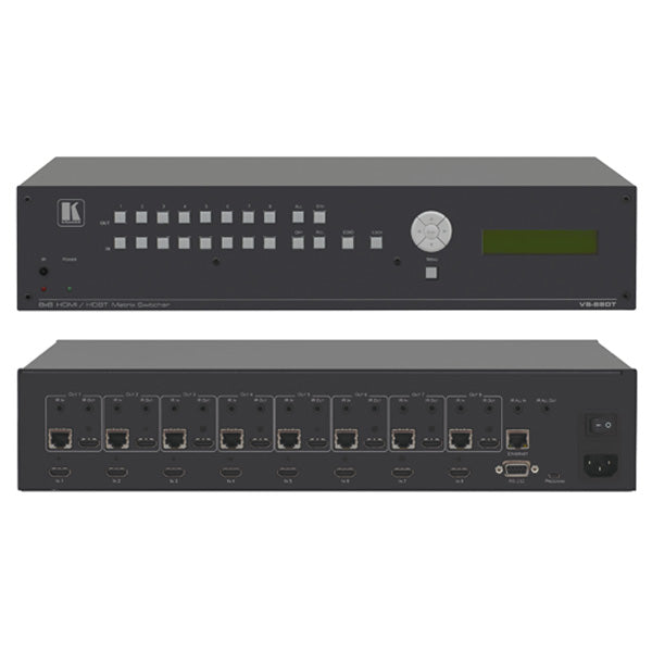 Kramer Electronics VS-88DT 8x8 HDMI to HDMI or HDBaseT Matrix Switcher