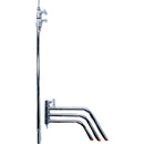 Matthews 756140 40-inch C+Stand w/ Spring Loaded Turtle Base Grip Head and Arm Chrome - MD-756140