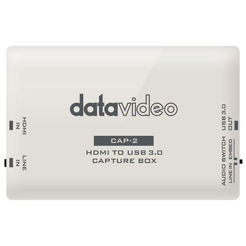 Video Data Box Datavideo CAP-2 Live Stream HDMI to USB 3.0 Encoder Capture Box ...
