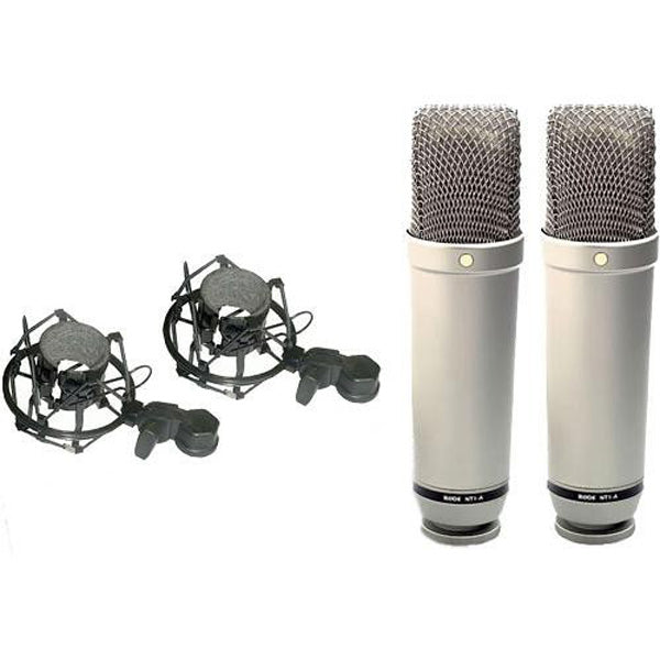 Rode NT1-A Vocal Pack Matched Pair 1-inch Cardioid Condenser Microphone - RODENT1AP