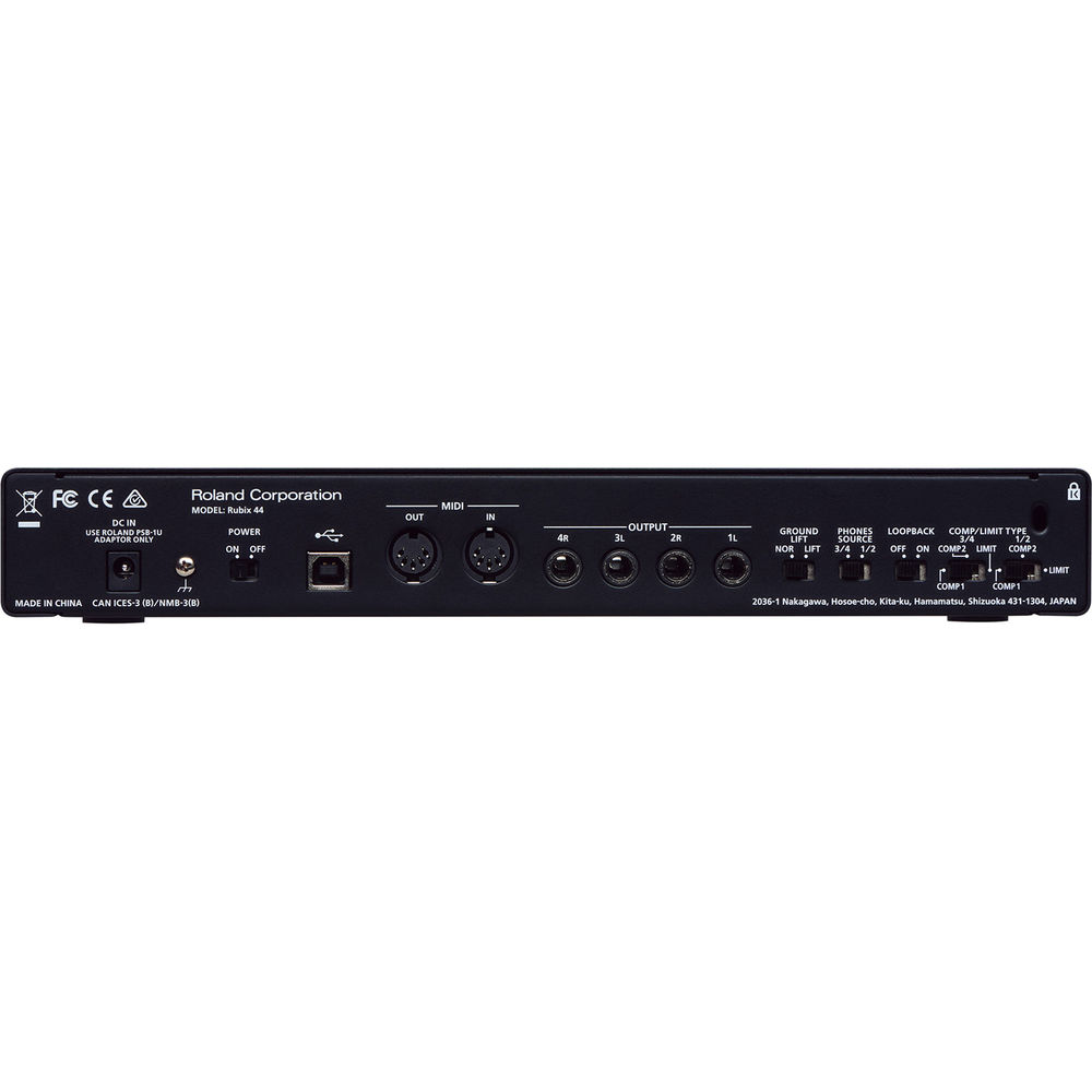 Rubix44 Roland Rubix44 4-in/4-out Hi-Res USB Audio Interface - ROL-RUBIX44