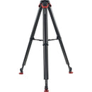 Sachtler 4585 flowtech 75 aktiv Carbon Fibre Tripod with Mid-Level Spreader and Rubber Feet