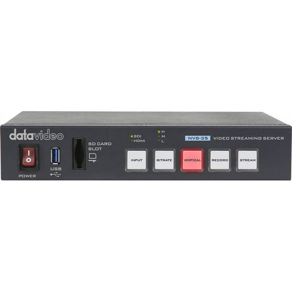 Datavideo NVS-35 H.264 Stream and Record Simultaneously - DATANVS35