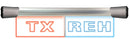 Sonifex LD-40F2TX-REH LED Twin Flush Mounting 2 x 20cm TRANSMISSION & REHEARSAL Sign