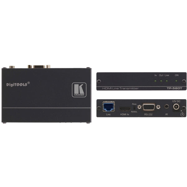 Kramer Electronics TP-580T 4K60 4:2:0 HDMI HDCP 2.2 Transmitter with RS–232 & IR over Long–Reach HDBaseT
