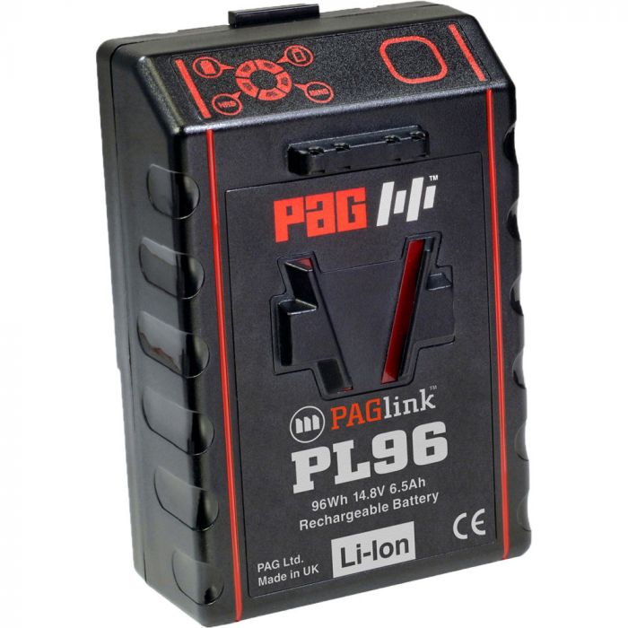 PAGlink 9303 PL96E Battery 14.8V 6.5Ah / 96Wh V-Mount - PAG-9303 3D Broadcast