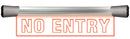 Sonifex LD-40F1NOE LED Single Flush Mounting 40cm No Entry Sign